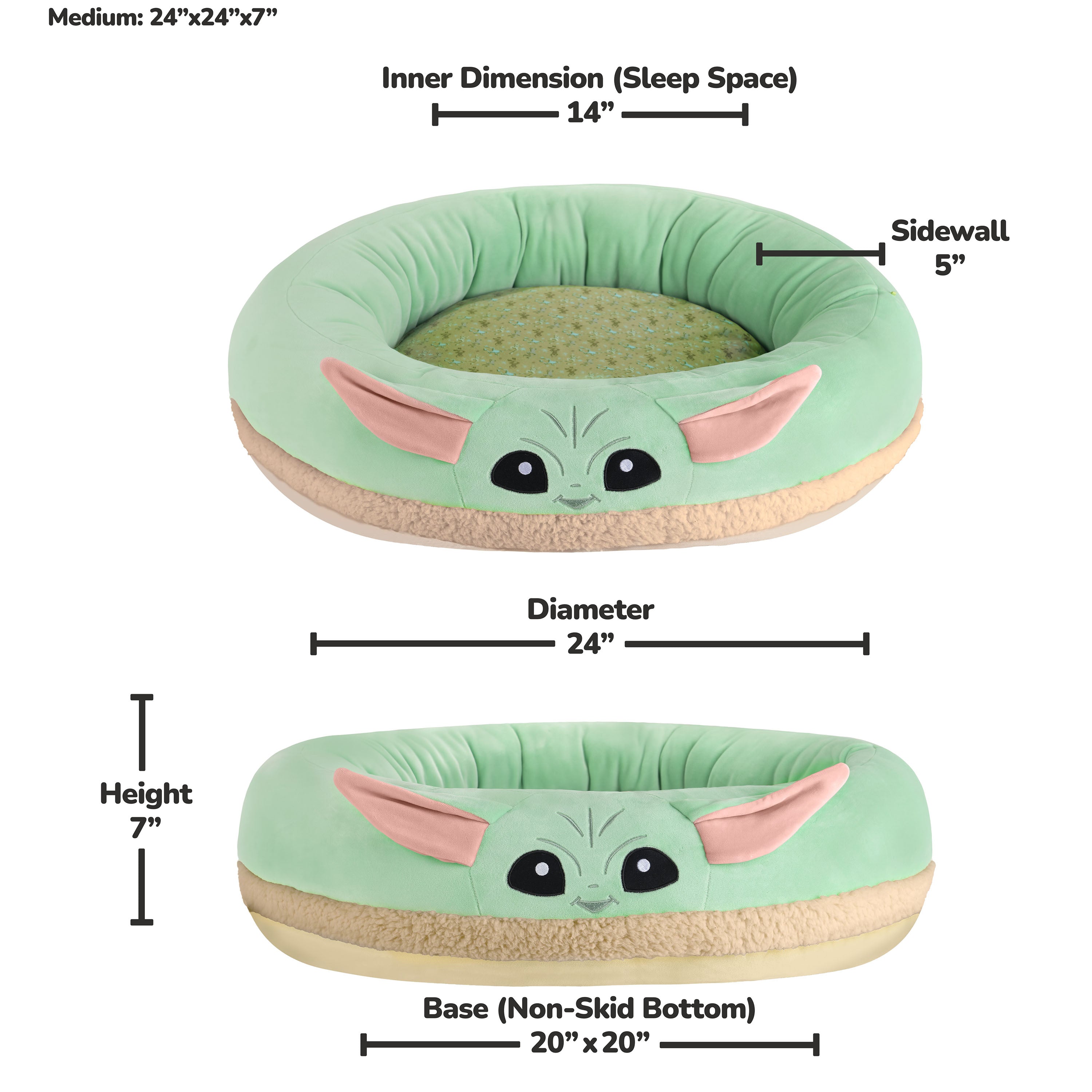 Star Wars The Mandalorian Grogu Pet Bed